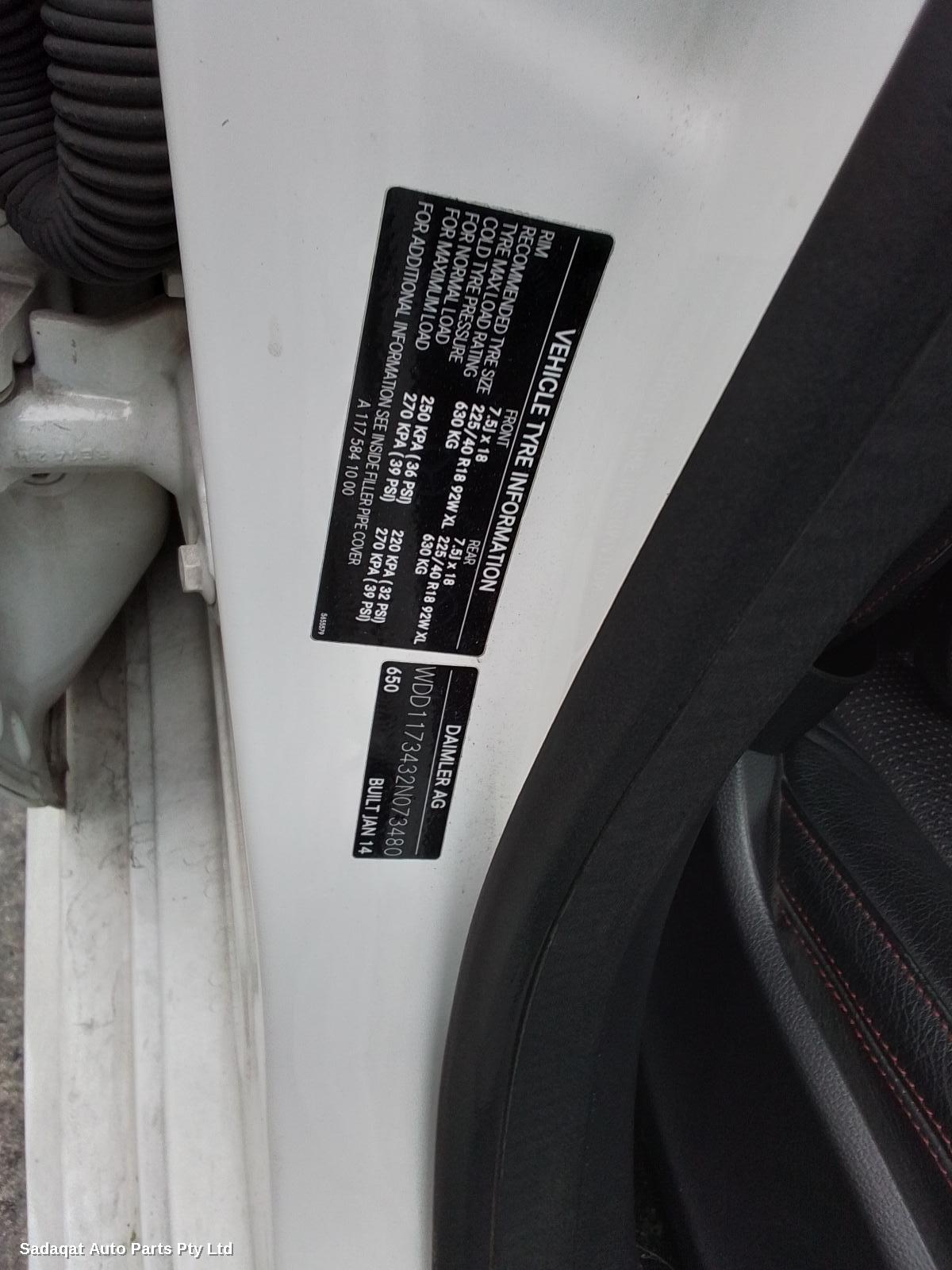 Mercedes Cla Class Radiator Support