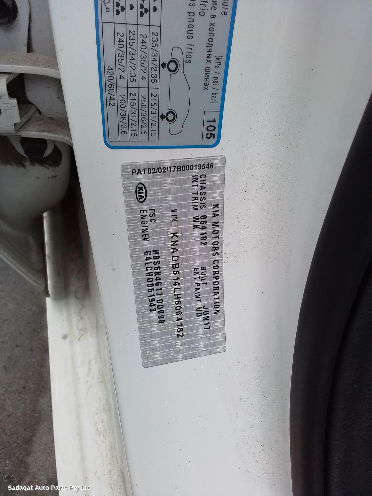 Kia Rio Airbag Module/sensor