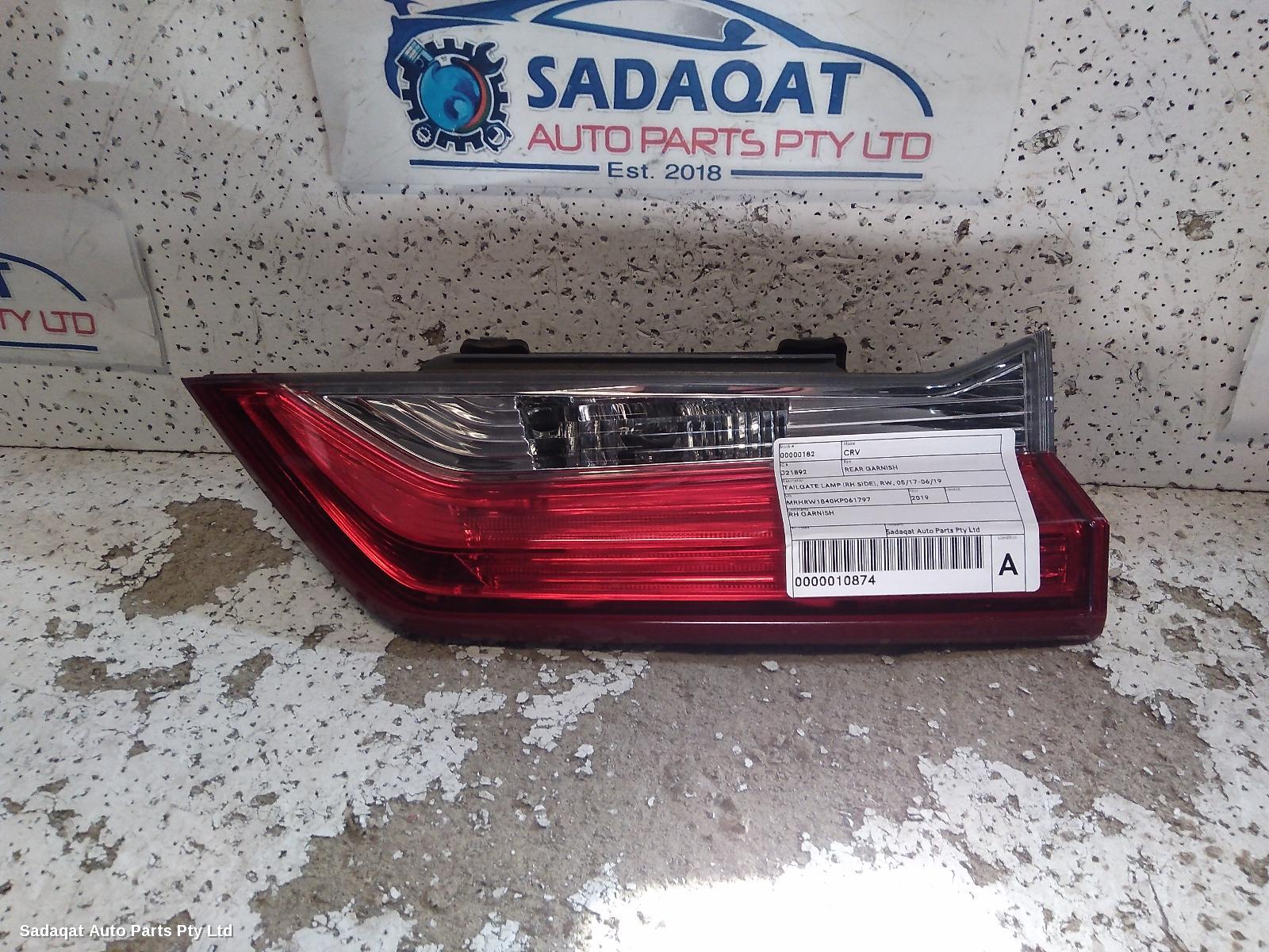 Honda Crv Rear Garnish