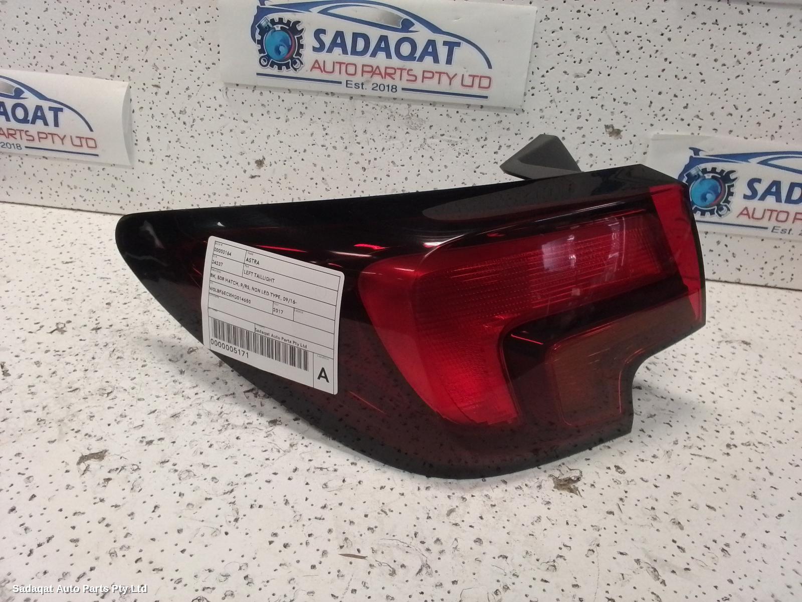 Holden Astra Left Taillight