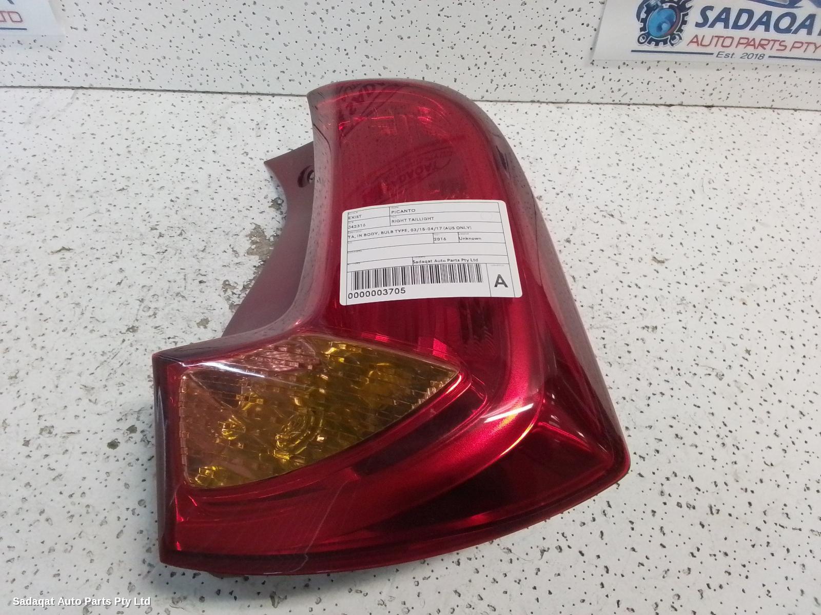 Kia Picanto Right Taillight