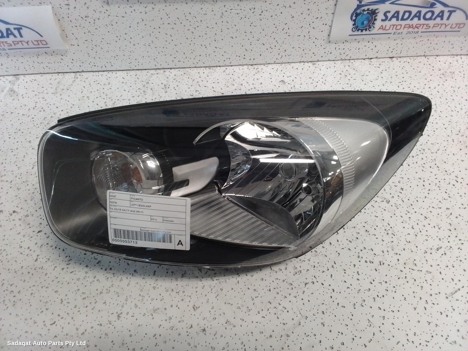 Kia Picanto Left Headlamp