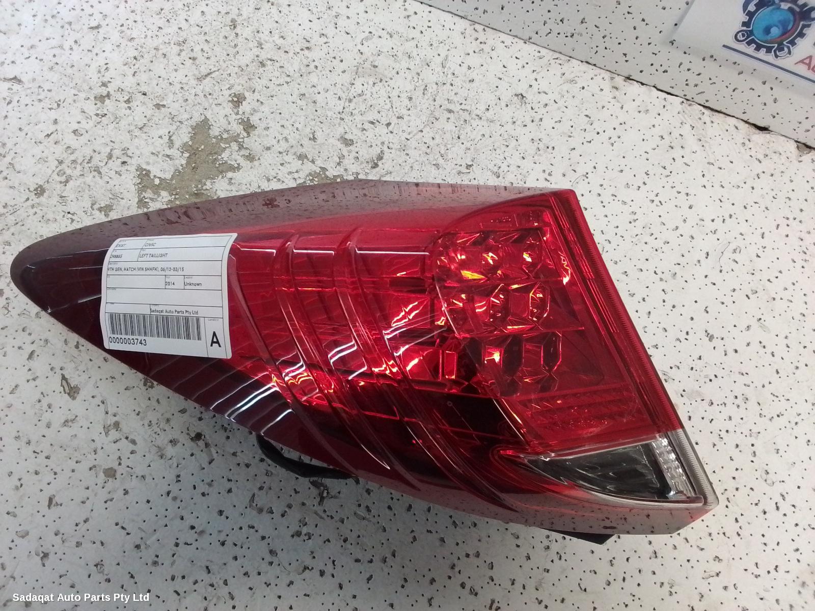 Honda Civic Left Taillight