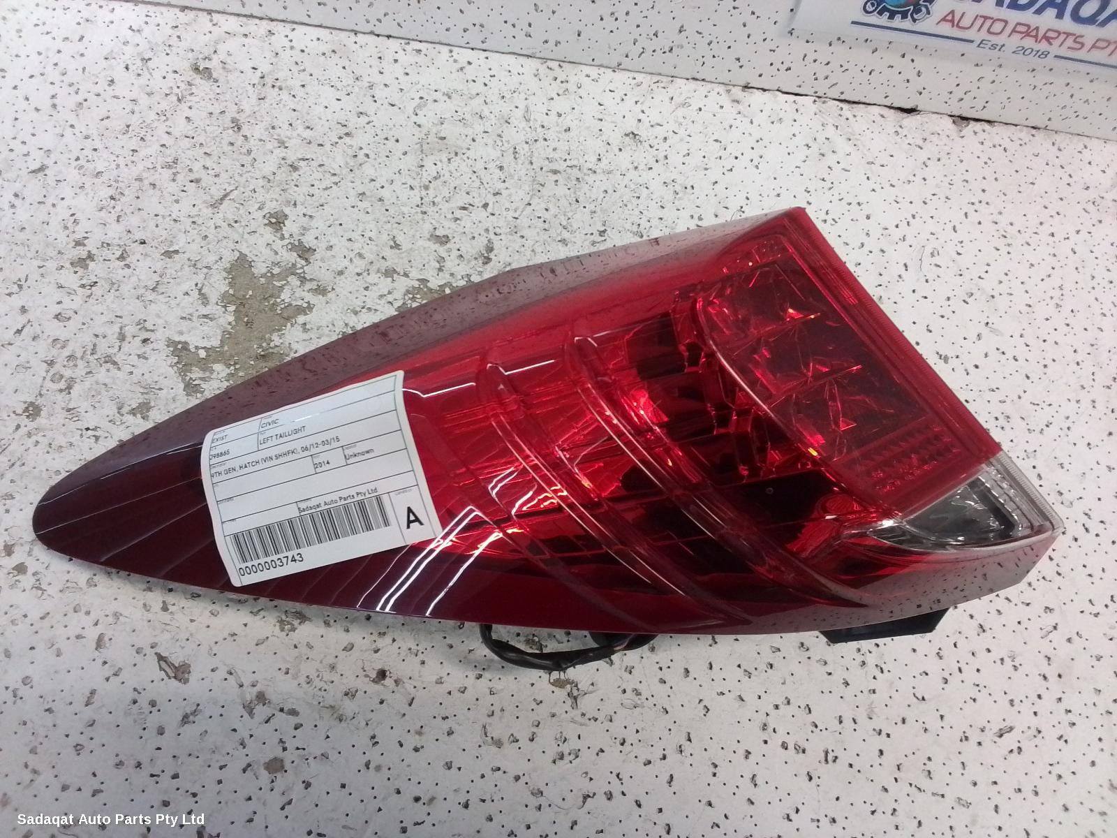 Honda Civic Left Taillight