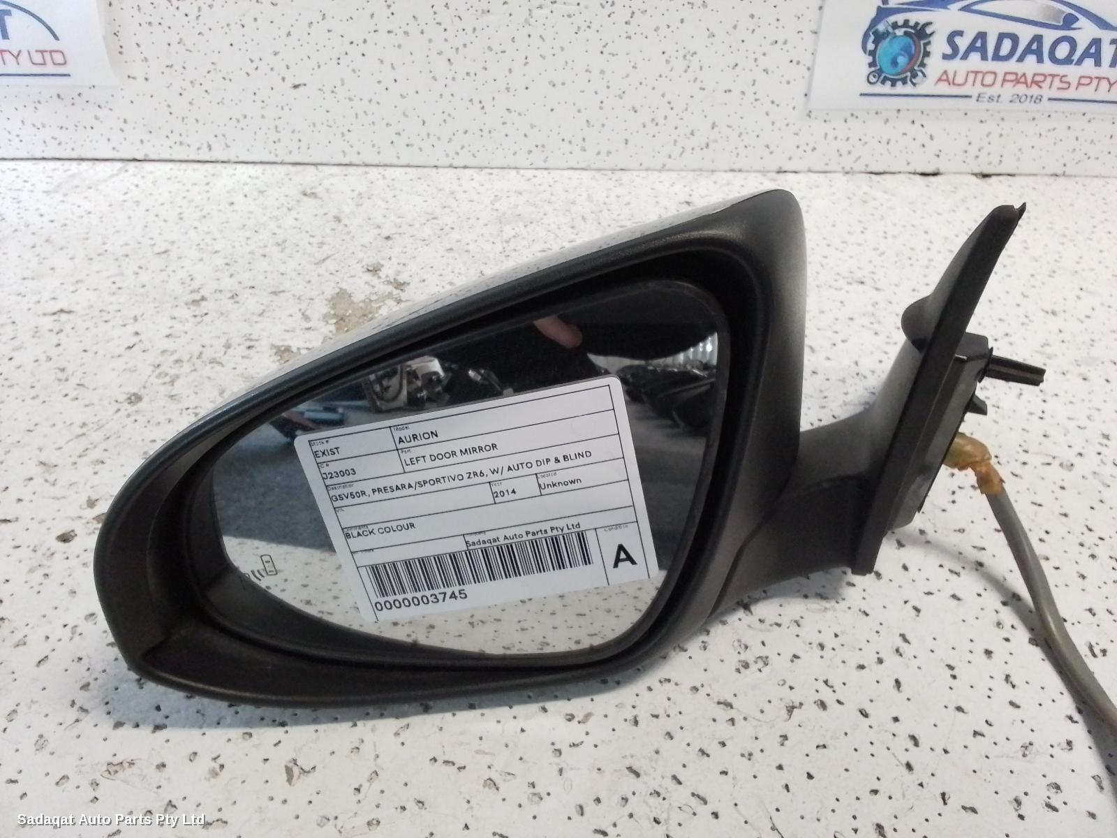 Toyota Aurion Left Door Mirror