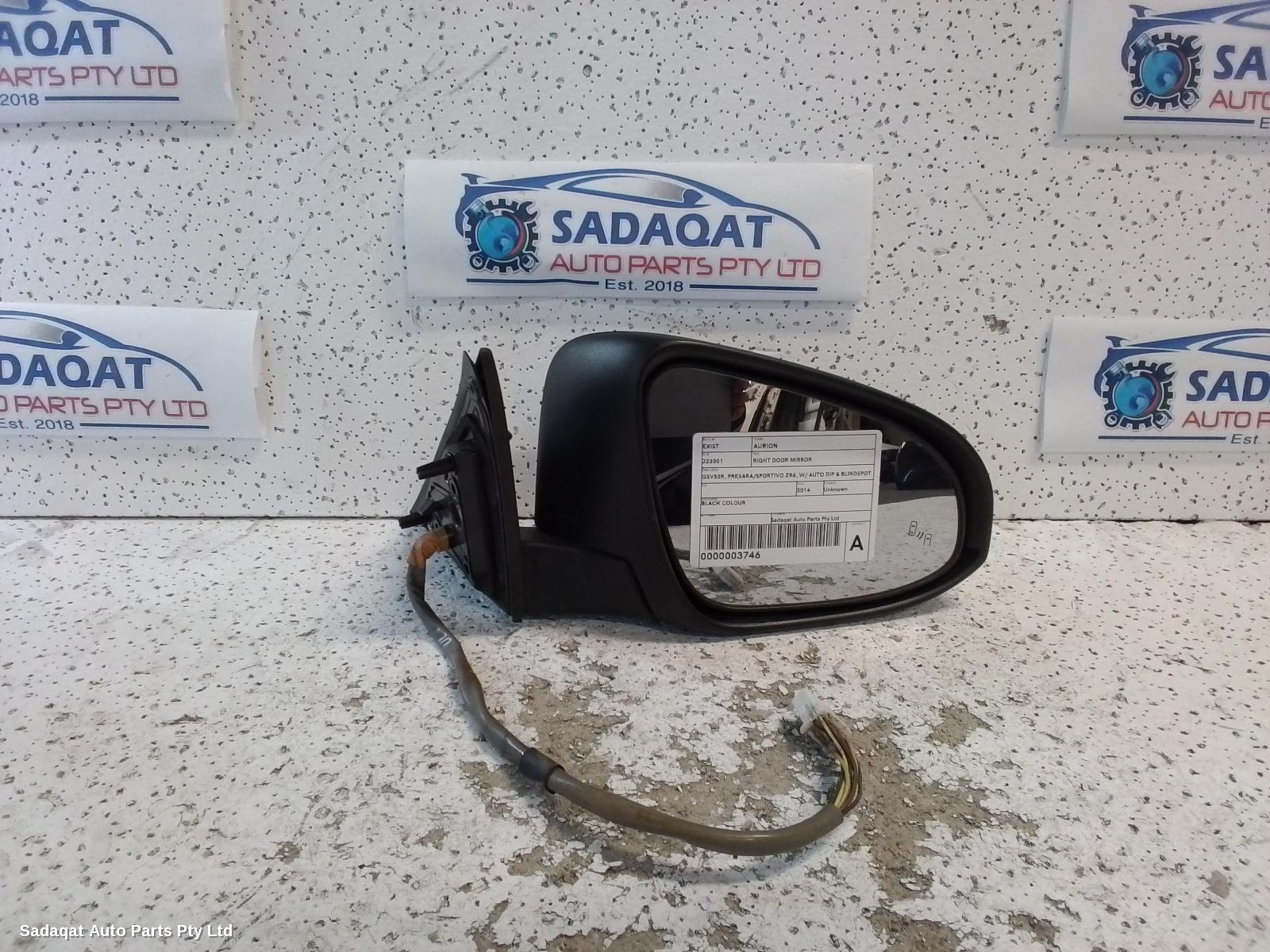 Toyota Aurion Right Door Mirror
