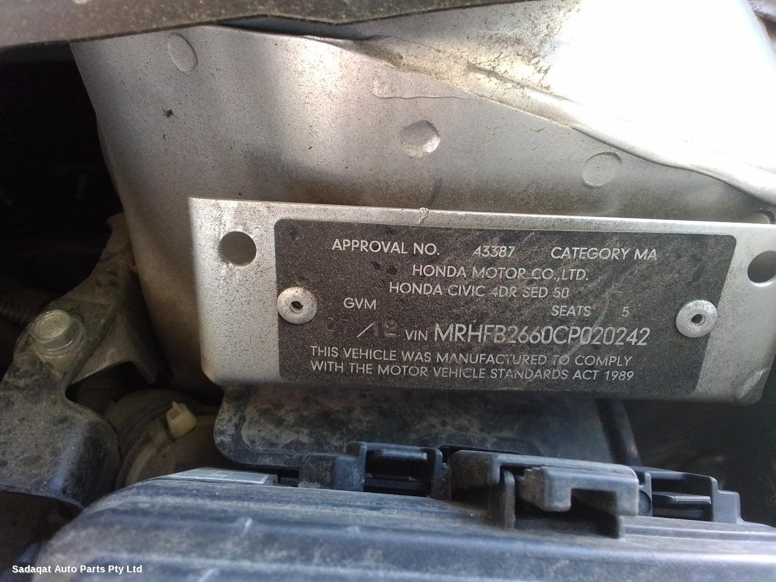 Honda Civic Right Guard