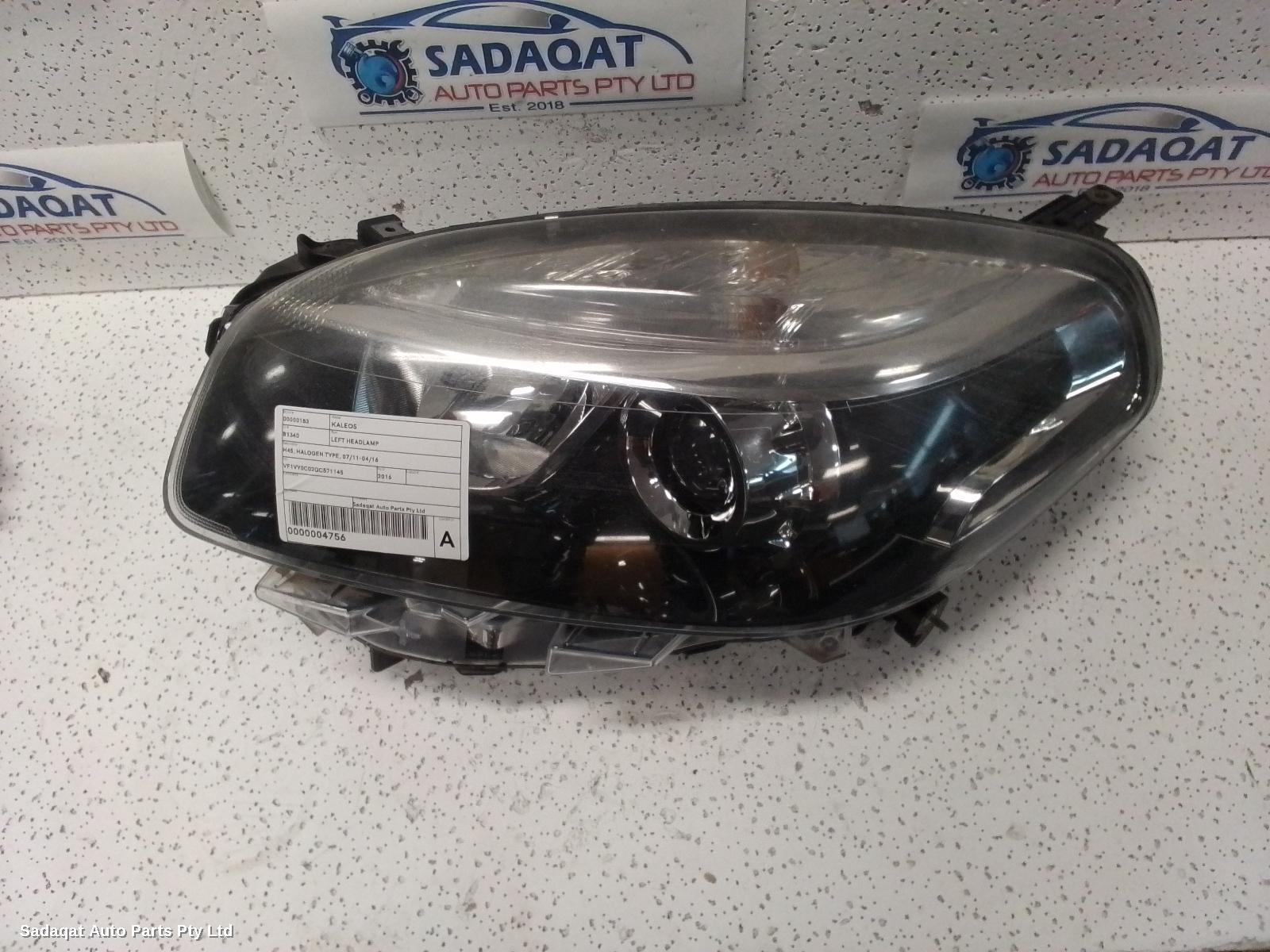 Renault Kaleos Left Headlamp