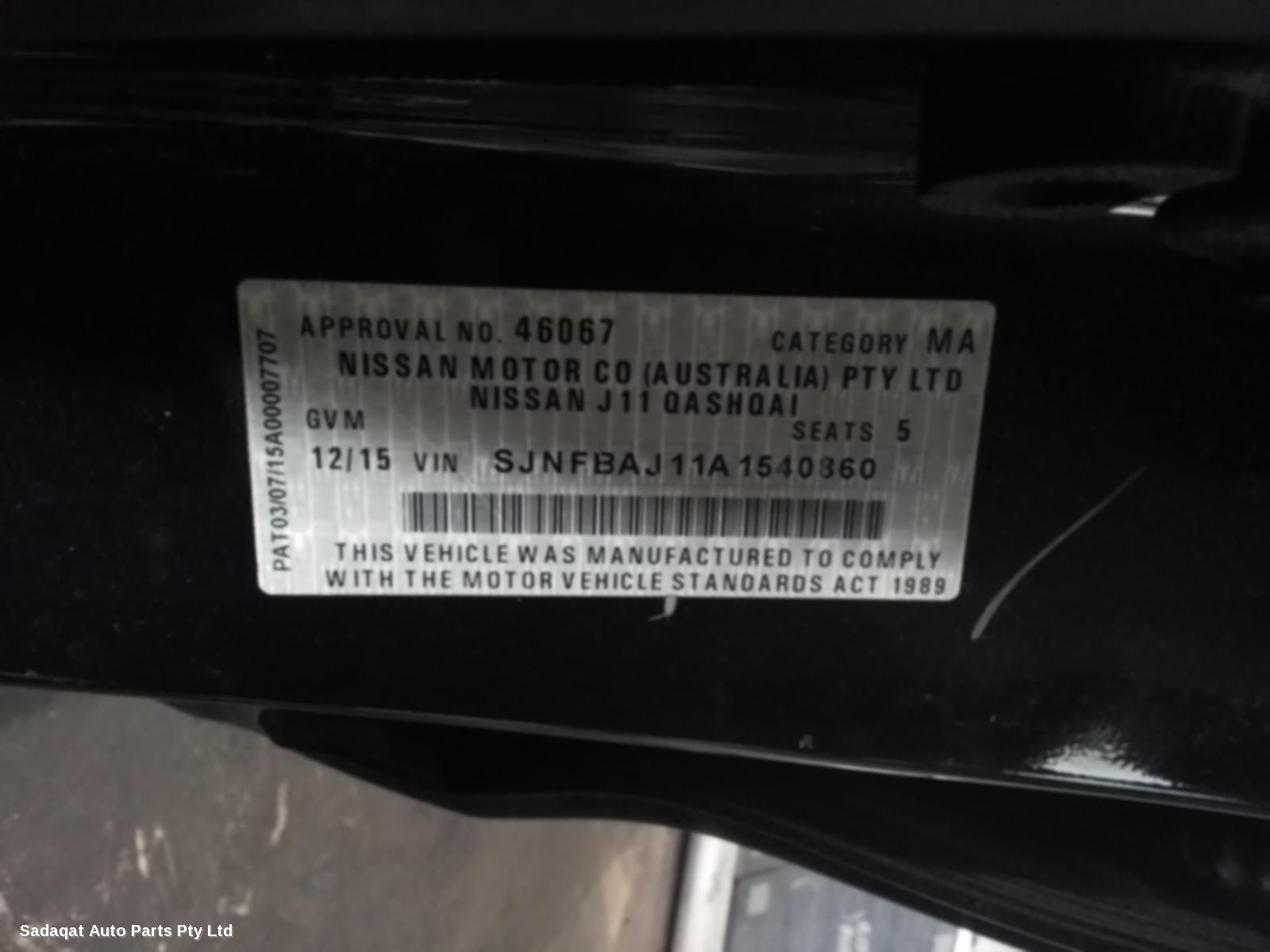 Nissan Qashqai F/bar Reinforc/brack