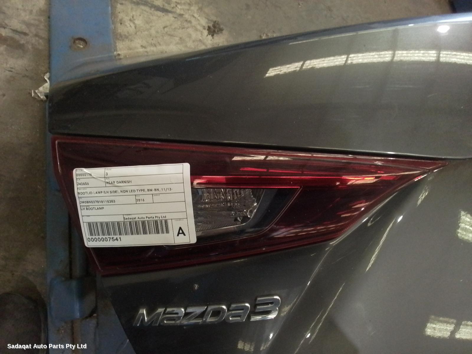 Mazda 3 Rear Garnish