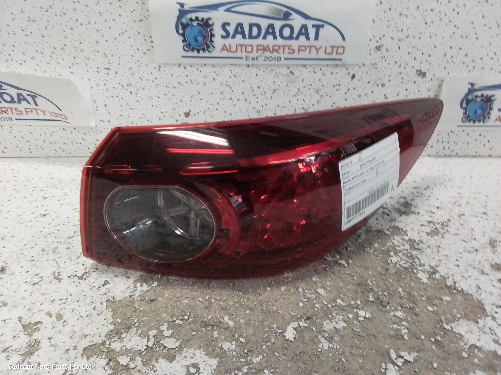 Mazda 3 Right Taillight