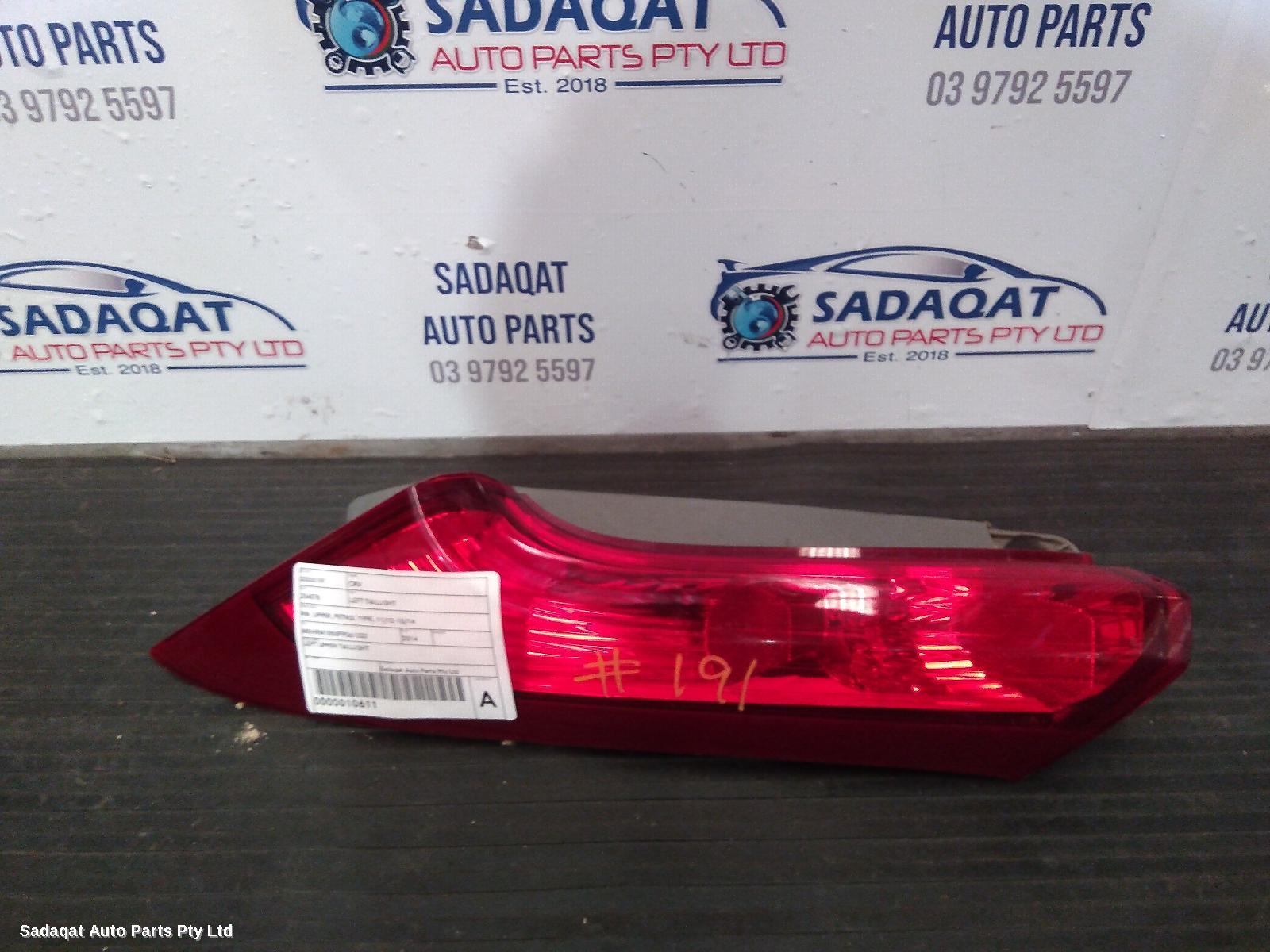 Honda Crv Left Taillight