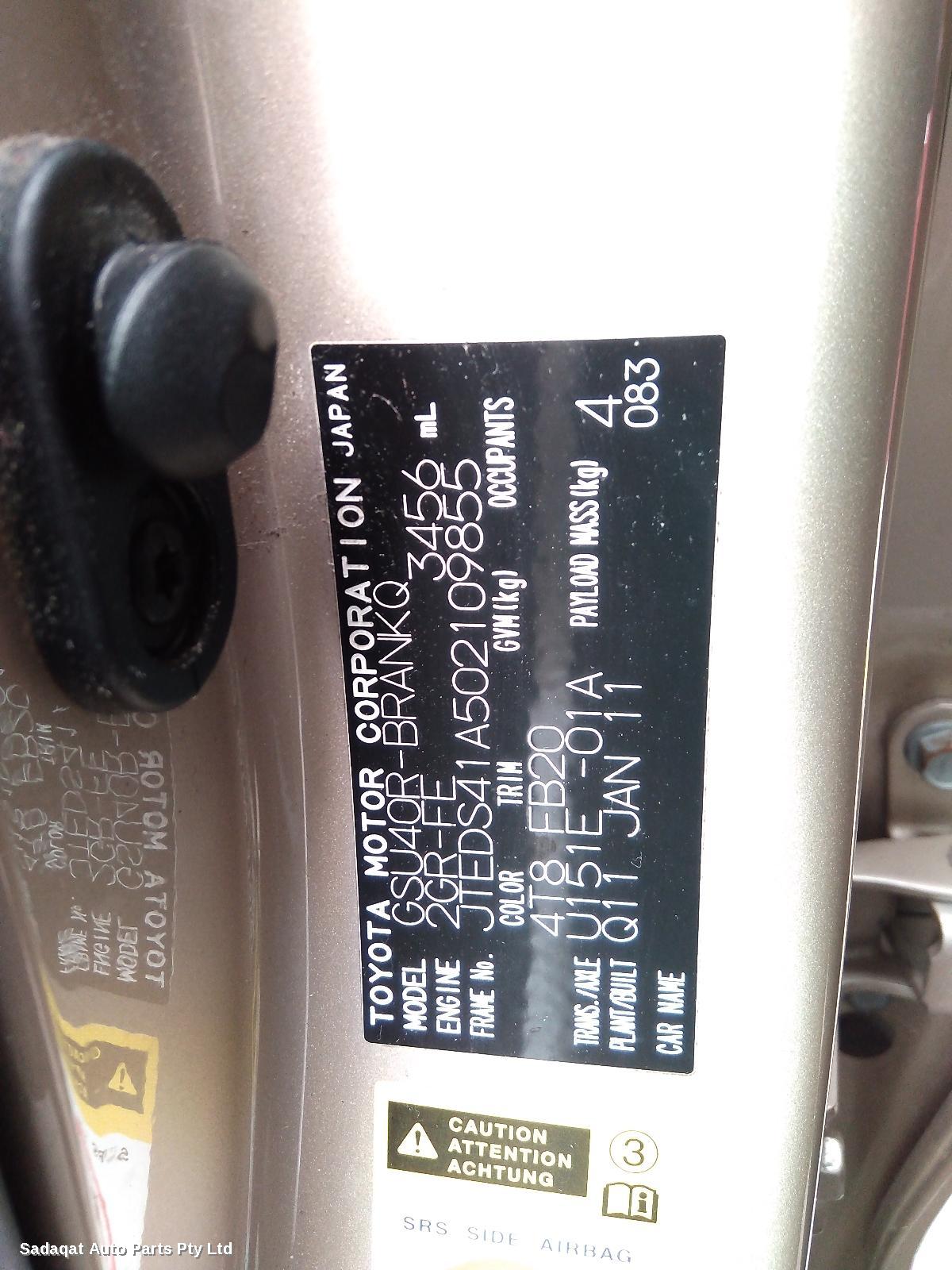 Toyota Kluger Left Door Mirror