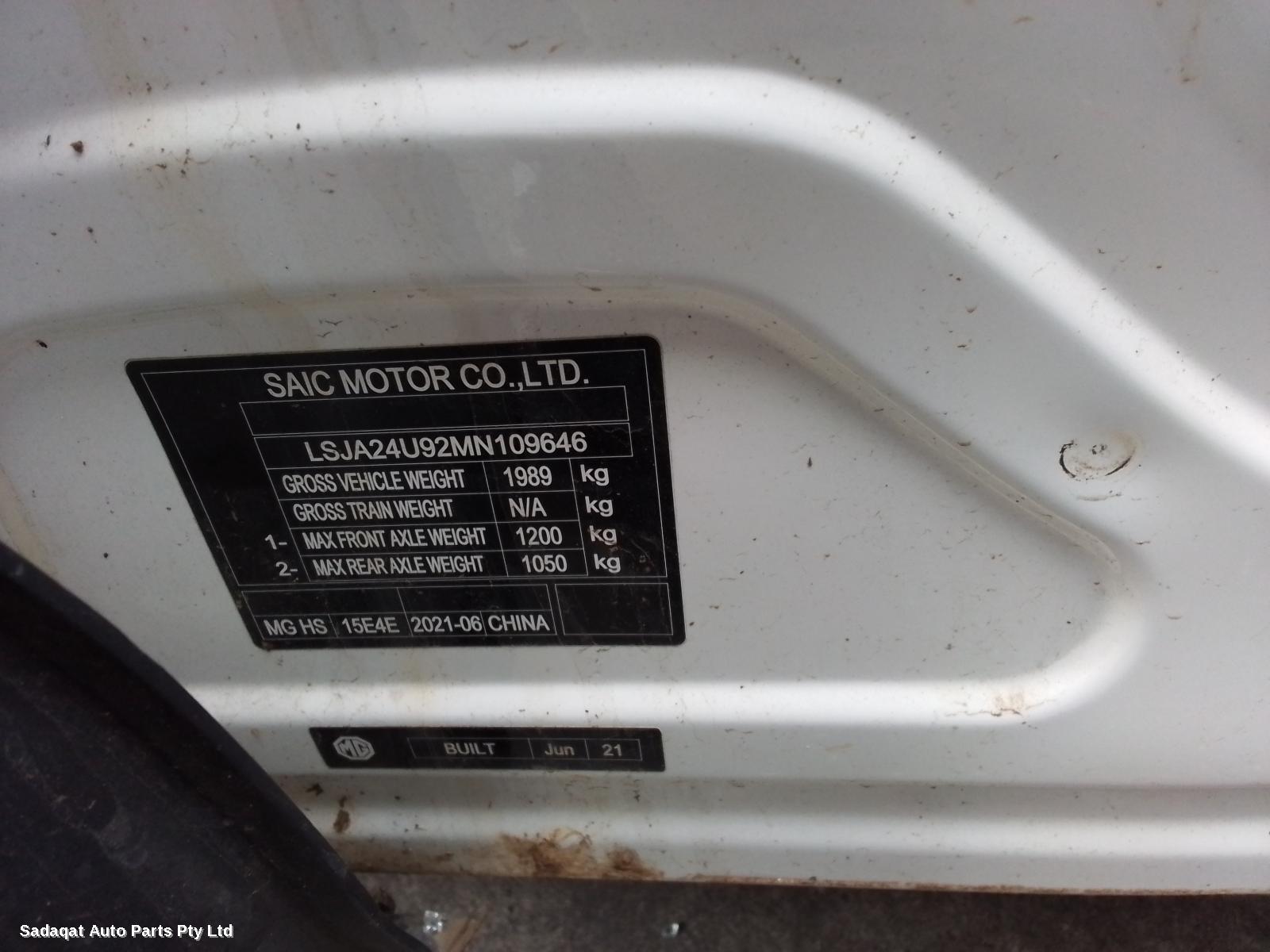 Mg Hs Right Headlamp