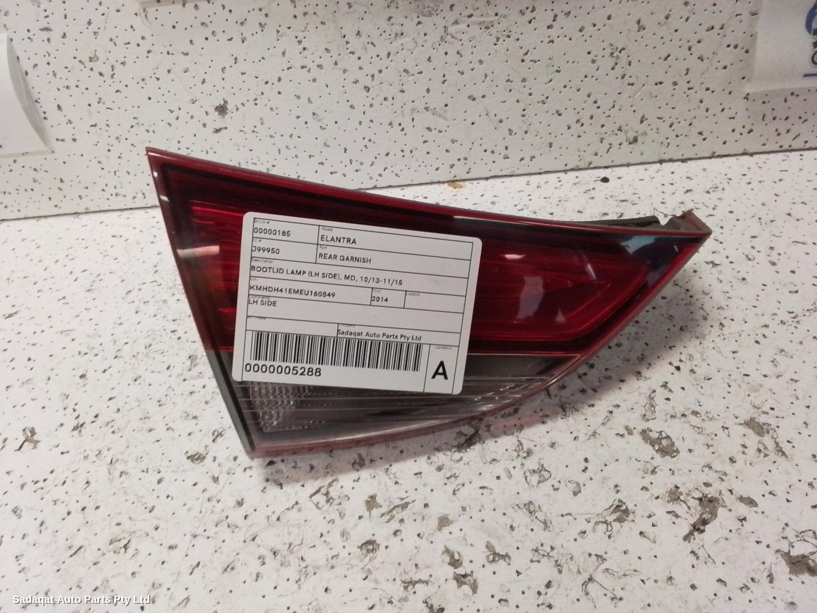 Hyundai Elantra Rear Garnish